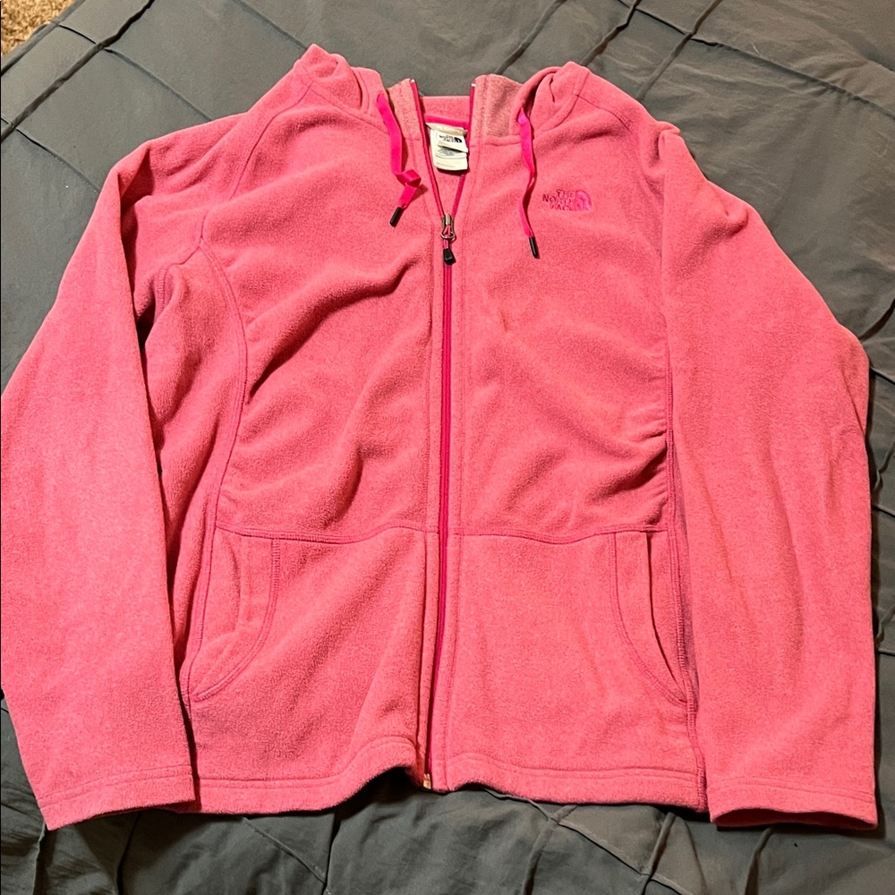 The North Face Women’s Bright Pink Fleece Jacket